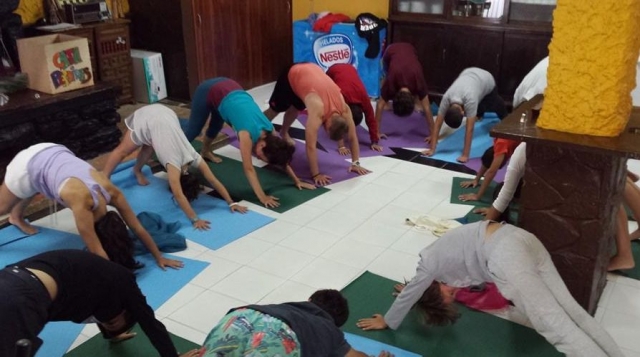 clase de yoga